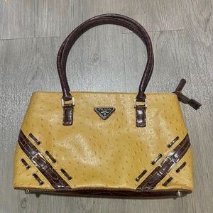 PRADA OSTRICH SKIN PURSE